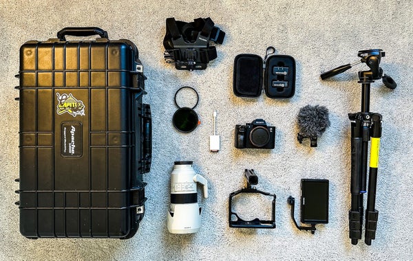 Allen Tucker's kit for hybrid shooting